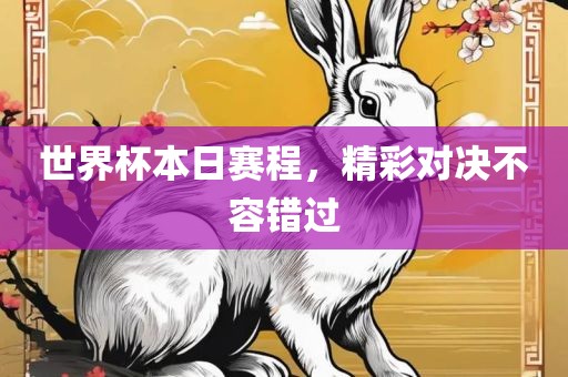 世界杯本日赛程，精漯河市盈旭机械设备有限公司彩对决不容错过