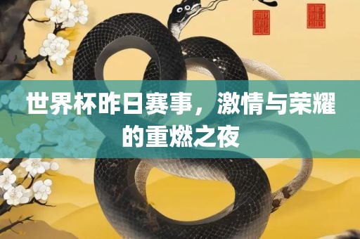 世界杯昨日赛事，激情与荣耀的重燃之夜