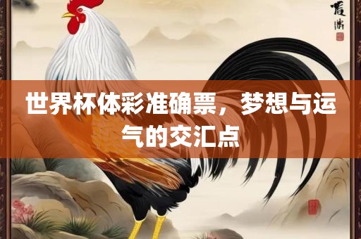 世界杯体彩准确票，梦想与运气的交汇点